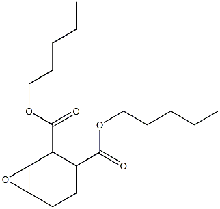 7-Oxabicyclo[4.1.0]heptane-2,3-dicarboxylic acid dipentyl ester Struktur