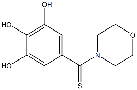 5-(Morpholinocarbonothioyl)-1,2,3-benzenetriol Struktur