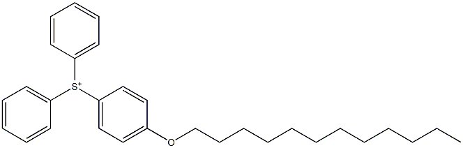 [4-(Dodecyloxy)phenyl]diphenylsulfonium Struktur