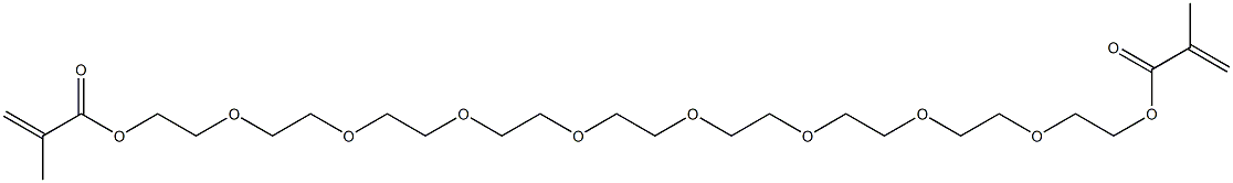 3,6,9,12,15,18,21,24-Octaoxahexacosane-1,26-diol dimethacrylate Struktur