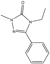 4-Ethyl-2-methyl-5-(phenyl)-2H-1,2,4-triazol-3(4H)-one Struktur