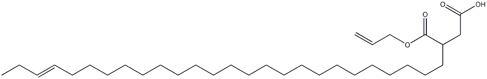 3-(23-Hexacosenyl)succinic acid 1-hydrogen 4-allyl ester Struktur