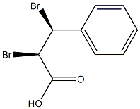 (2R,3S)-2,3-Dibromo-3-phenylpropionic acid Struktur