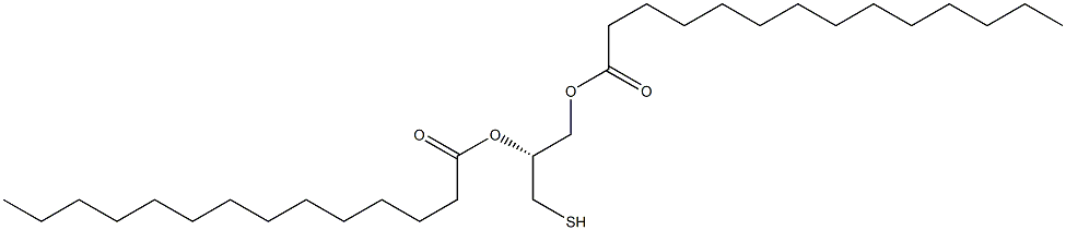 (2R)-2,3-Bis(myristoyloxy)-1-propanethiol Struktur