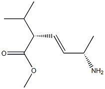 (2R,3E,5S)-5-Amino-2-isopropyl-3-hexenoic acid methyl ester Struktur