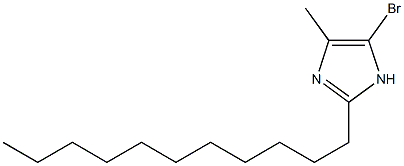 5-Bromo-4-methyl-2-undecyl-1H-imidazole Struktur