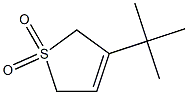 2,5-Dihydro-3-tert-butylthiophene 1,1-dioxide Struktur