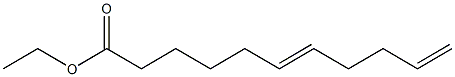 6,10-Undecadienoic acid ethyl ester Struktur