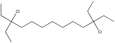 3,11-Dichloro-3,11-diethyltridecane Struktur