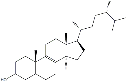 Ergost-8-enol Struktur