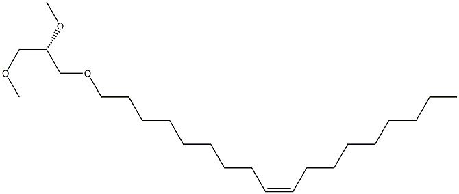 (2S)-1,2-Dimethoxy-3-[[(9Z)-9-octadecenyl]oxy]propane Struktur