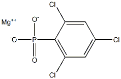 2,4,6-Trichlorophenylphosphonic acid magnesium salt Struktur