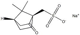 (1R,4S)-7,7-Dimethyl-2-oxobicyclo[2.2.1]heptane-1-methanesulfonic acid sodium salt Struktur