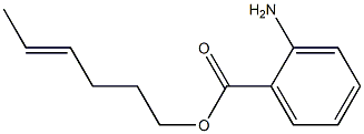 Anthanilic acid 4-hexenyl ester Struktur