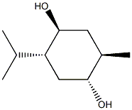 [1R,2R,4R,5S,(-)]-p-Menthane-2,5-diol Struktur