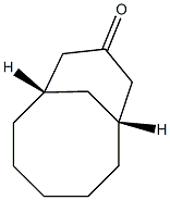 (1R,7S)-Bicyclo[5.3.1]undecan-9-one Struktur