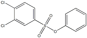 3,4-Dichlorobenzenesulfonic acid phenyl ester Struktur