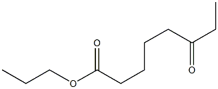 6-Ketocaprylic acid propyl ester Struktur