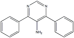 5-Amino-4,6-diphenylpyrimidine Struktur