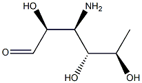 3-Amino-3,6-dideoxy-D-talose Struktur