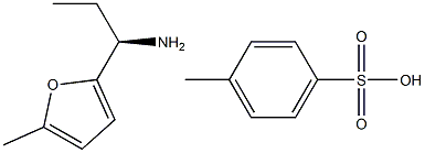 (R)-1-(5-methyl-furan-2-yl)propylamine Toluene-4-sulfonic acid salt Struktur