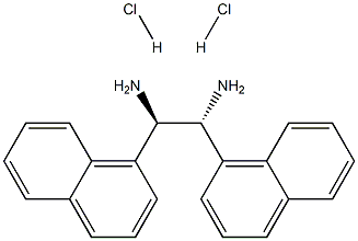 (R,R)-1,2-Di(1-naphthyl)-1,2-ethanediamine dihydrochloride, 95%, ee 99% Struktur