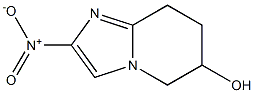 2-NITRO-5,6,7,8-TETRAHYDROIMIDAZO[1,2-A]PYRIDIN-6-OL Struktur