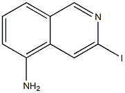 5-Amino-3-iodoisoquinoline Struktur