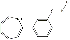 2-(3-Chlorophenyl)-1H-azepine hydrochloride Struktur