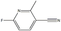 3-Cyano-6-fluoro-2-methylpyridine Struktur