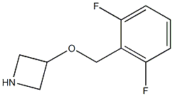 3-[(2,6-Difluorobenzyl)oxy]azetidine Struktur