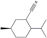 (1R,2R,5S)-Neomenthyl cyanide Struktur