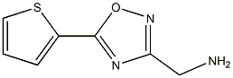 C-(5-Thiophen-2-yl-[1,2,4]oxadiazol-3-yl)-methylamine Struktur