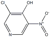 3-Chloro-5-nitropyridin-4-ol Struktur