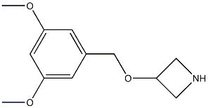 3-[(3,5-Dimethoxybenzyl)oxy]azetidine Struktur