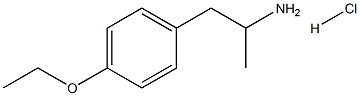 2-(4-Ethoxy-phenyl)-1-methyl-ethylaminehydrochloride Struktur