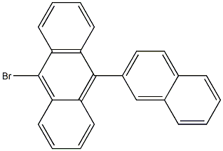 10-(naphthalene-2-yl)-9-bromo anthracene
 Struktur