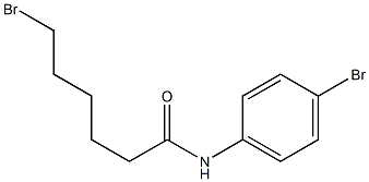 6-Bromohexanoic acid N-(4-bromophenyl)amide Struktur