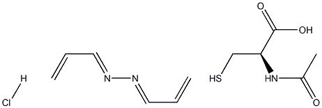 Atrazine Mercapturate Hydrochloride Struktur