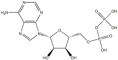 Adenosine 5’-diphosphate trilithium salt Struktur