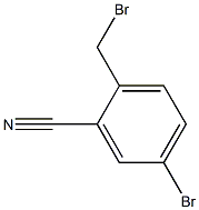 5-bromo-2-(bromomethyl)benzonitrile Struktur