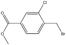 methyl 3-chloro-4-bromomethylbenzoate Struktur