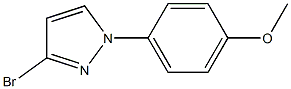 3-bromo-1-(4-methoxyphenyl)-1H-pyrazole Struktur