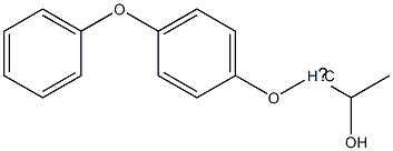 1-(4-phenoxyphenoxy)-propyl-2-ol Struktur