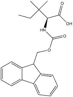 Fmoc-D-alpha-t-amylglycine Struktur