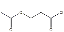 Acetoxy-isobutyric acid chloride Struktur