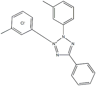 2,3-Bis(3-Methylphenyl)-5-phenyltetrazoliuM Chloride Struktur