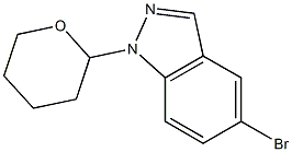 5-BroMo-1-(2-tetrahydropyranyl)-1H-indazole, 95% Struktur