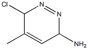 6-chloro-5-Methyl-3,6-dihydropyridazin-3-aMine Struktur