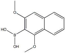 1,3-diMethoxynaphthalen-2-ylboronic acid Struktur